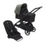 Bugaboo Dragonfly Bassinet And Seat Stroller - Black/Black/Canopy Forest Green