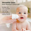 Keababies - 6-Pack Baby Wash Cloths, White