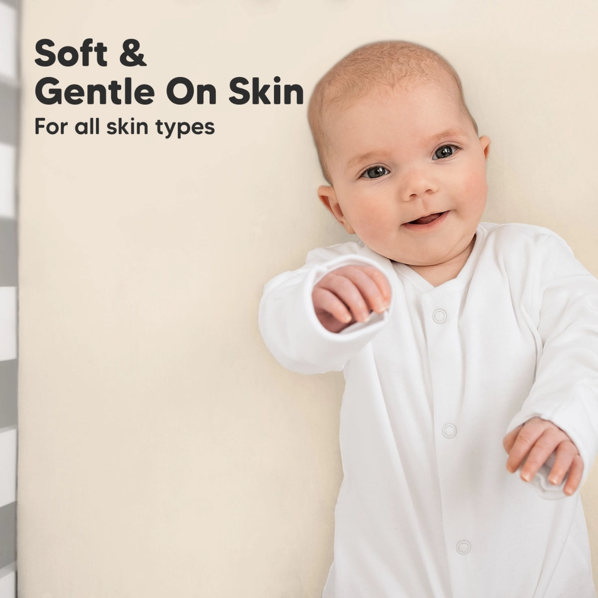 Keababies 2 Pack Organic Cotton Fitted Crib Sheet - Cameo