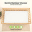 Keababies 2pk Waterproof Crib Sheets Baby Mattress Protector - Soft White