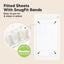 Keababies 2pk Waterproof Crib Sheets Baby Mattress Protector - Soft White