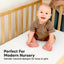 Keababies 2pk Waterproof Crib Sheets Baby Mattress Protector - Soft White