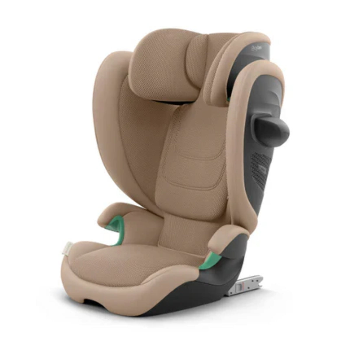 Cybex Solution G2 Folding Travel High-Back Booster - Almond Beige on Luna Baby Store Miami