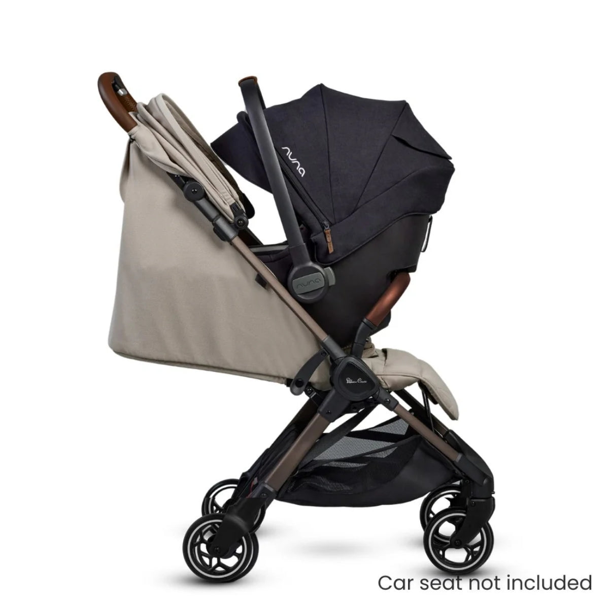 Silver Cross Clic Compact Stroller - Latte