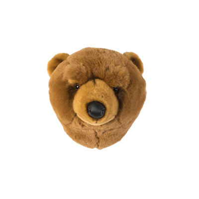 Oliver The Brown Bear Soft Plush Wall Decoration
