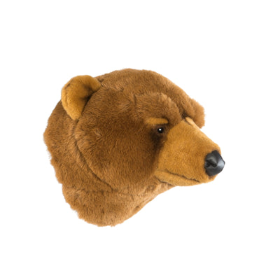 Oliver The Brown Bear Soft Plush Wall Decoration