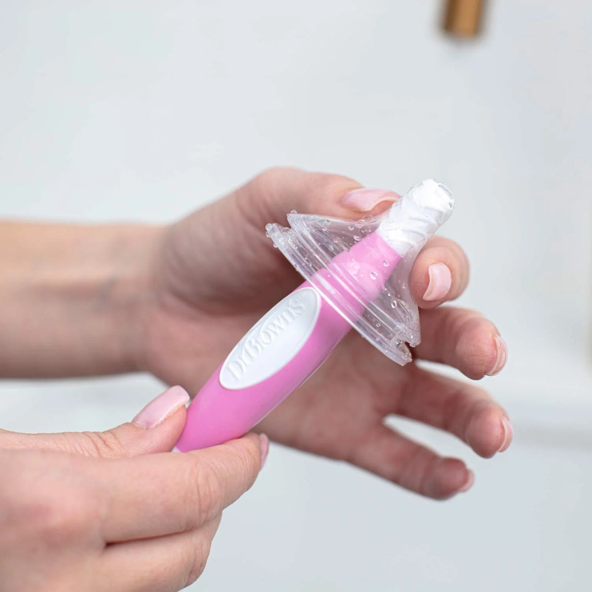 Dr. Brown’s Natural Flow® Baby Bottle Brush - Pink