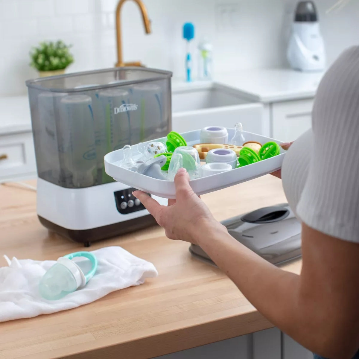 Dr. Brown's All-in-One Sterilizer & Dryer for Baby Bottles and Newborn Essentials