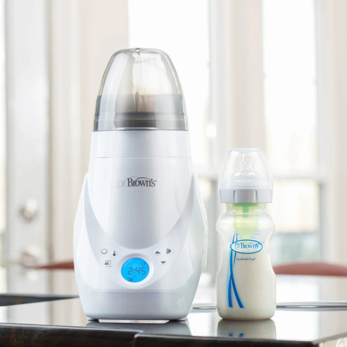 Dr. Brown's Deluxe Baby Bottle Warmer & Sterilizer - White