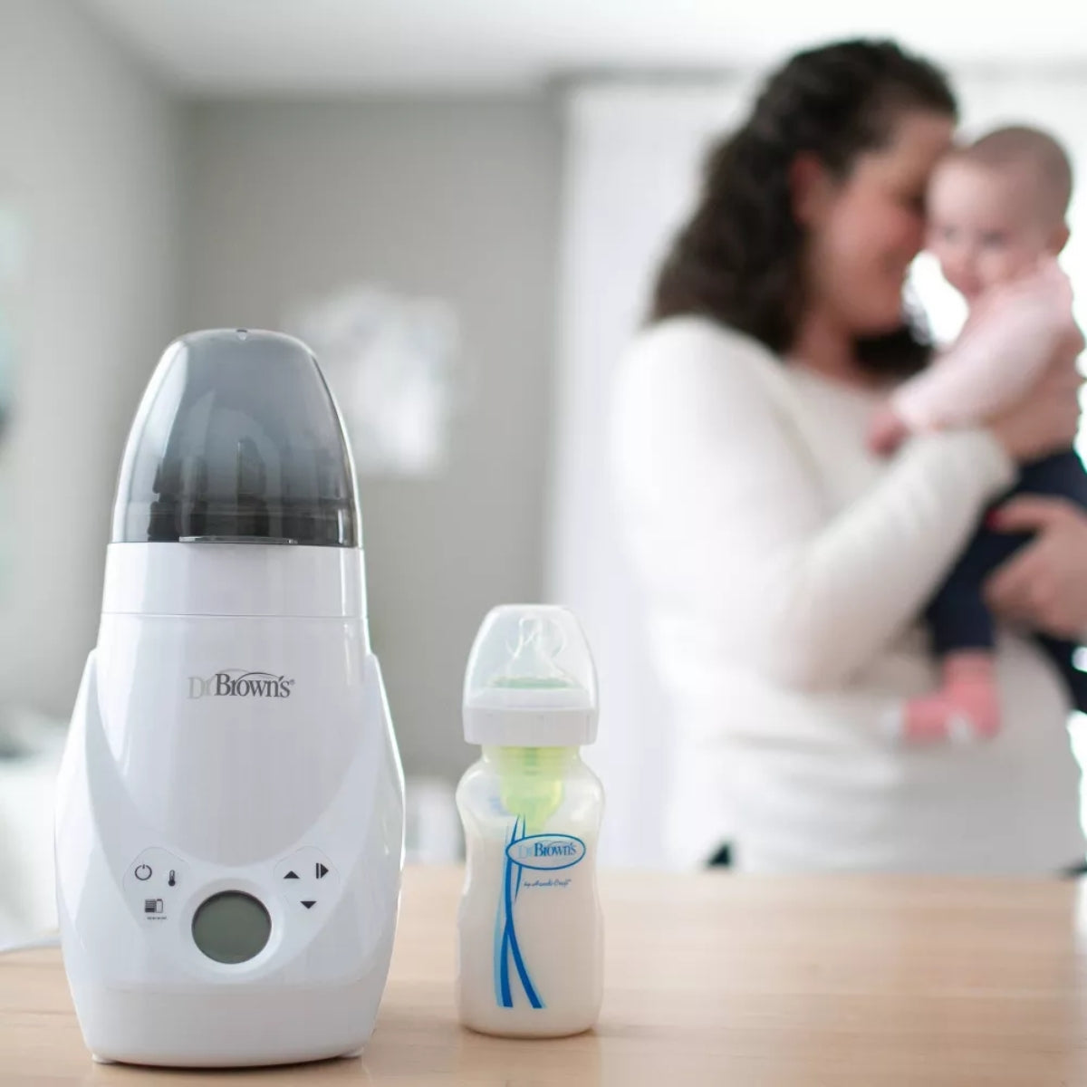 Dr. Brown's Deluxe Baby Bottle Warmer & Sterilizer - White