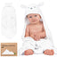 Keababies Cuddle Baby Hooded Towel (Lamb)