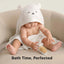 Keababies Cuddle Baby Hooded Towel (Lamb)