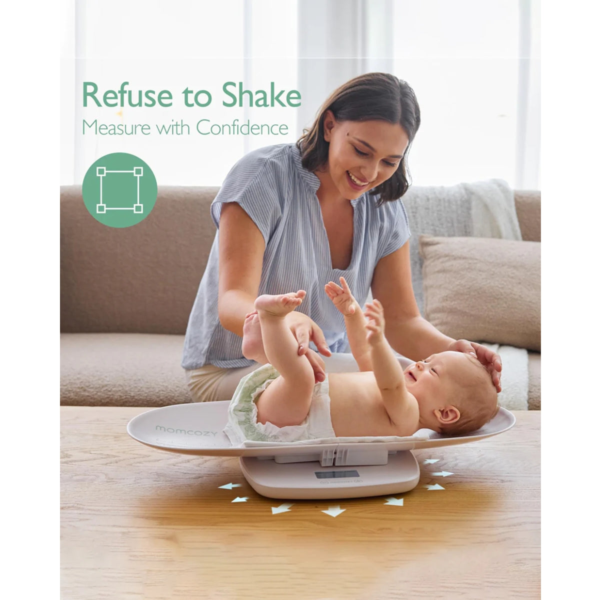 Momcozy Multi-Function Baby Scale, Weight and Height Measurement