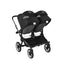 Bugaboo Donkey 5 Twin Bassinet And Stroller -  Midnight Black Canopy/Grey Melange /Graphite Chassis