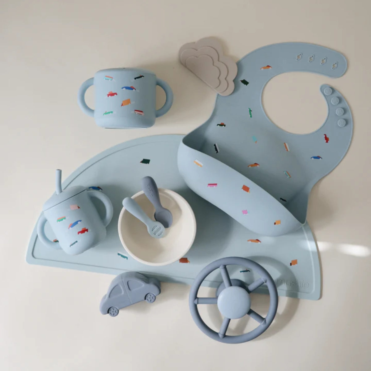Mushie Snack Cup Retro Cars