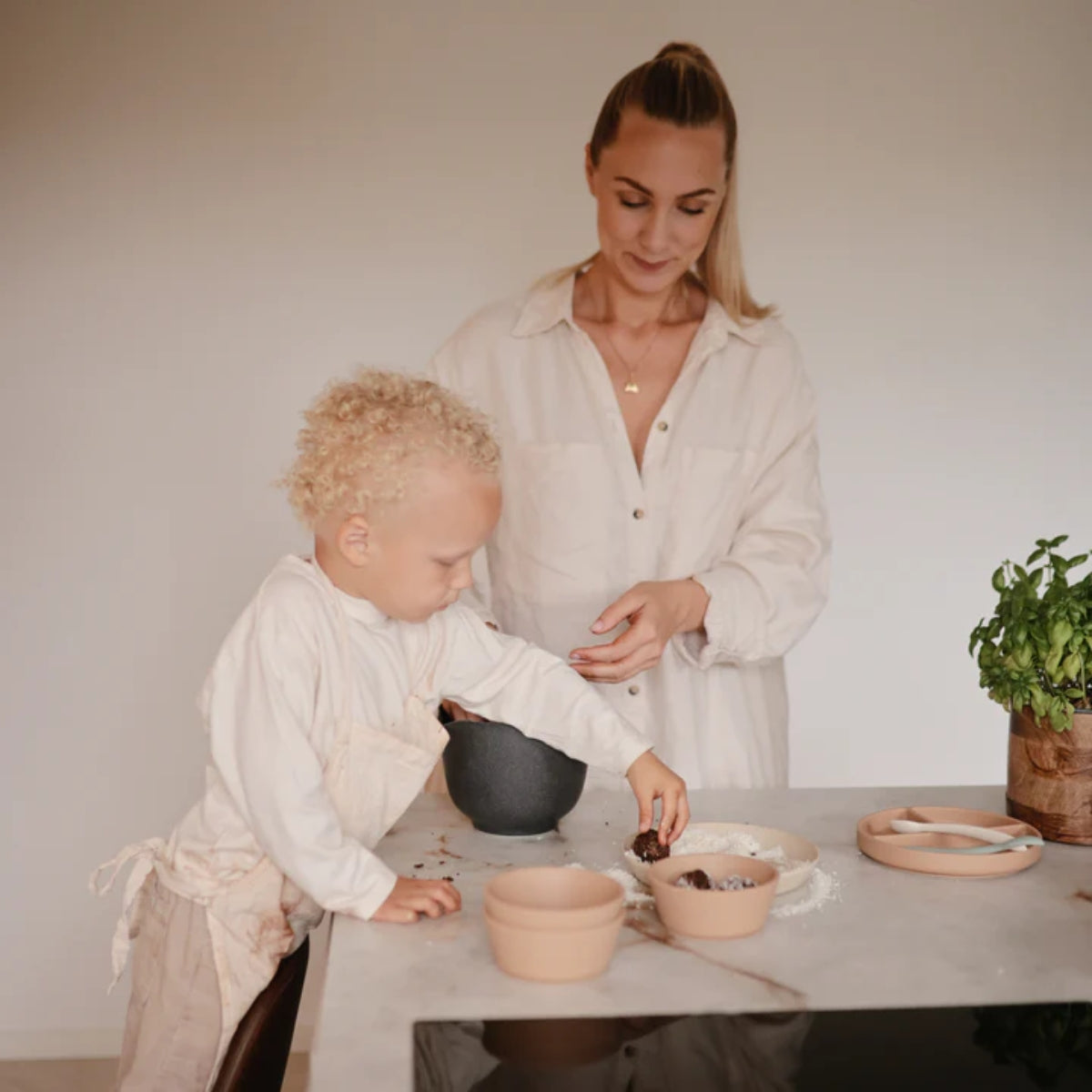 Mushie Silicone Suction Bowl - Woodchuck