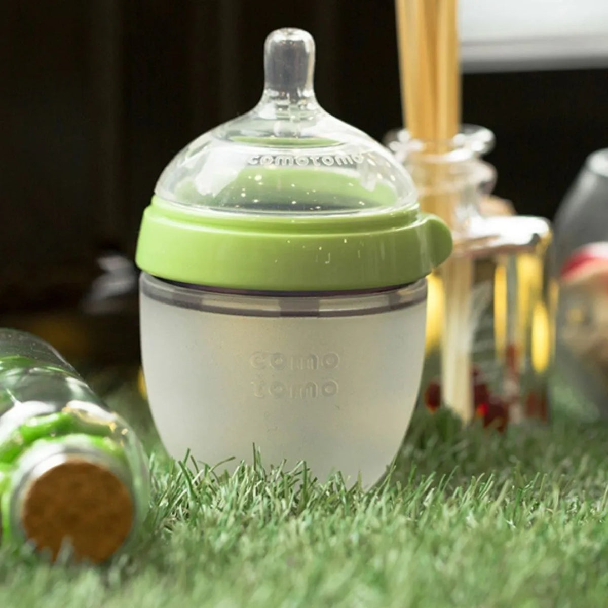 Comotomo Baby Bottle 150ml / 5oz Green