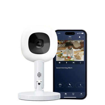 Nanit Pro Smart Baby Monitor & Flex Stand - White