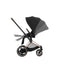 Cybex E-Priam 2 Stroller - Rose Gold/Brown Frame and Sepia Black Seat