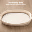 Keababies 2-Pack Isla Fitted Bassinet Sheets - Soft White