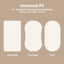 Keababies 2-Pack Isla Fitted Bassinet Sheets - Soft White