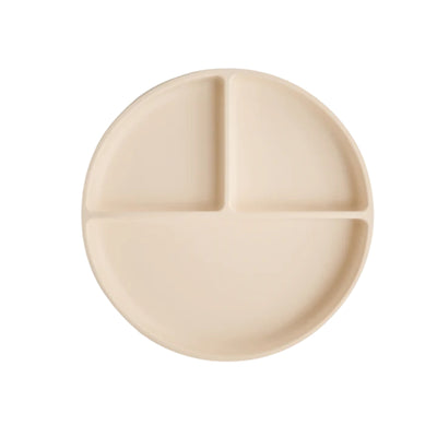 Mushie Silicone Suction Plate - Shifting Sand