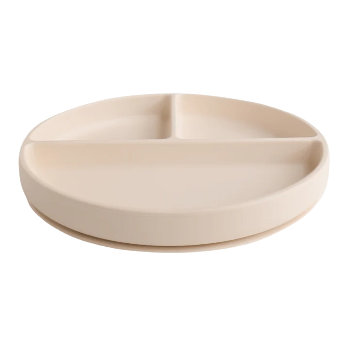 Mushie Silicone Suction Plate - Shifting Sand