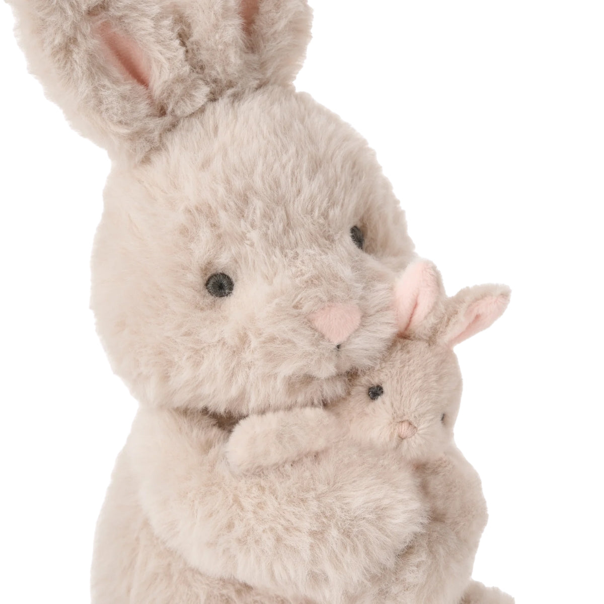 Elegant Baby Mama + Baby Bunny Plush Toy Set