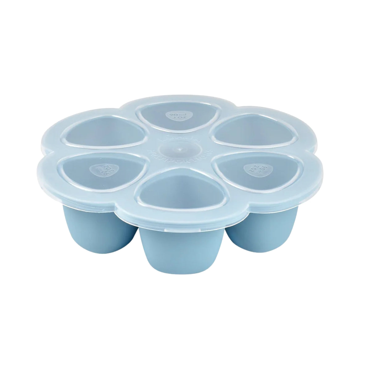 Beaba Multiportions 3 Oz Silicone Tray – Rain