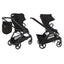 Bugaboo Dragonfly Bassinet And Seat Stroller - Black/Black/Canopy Forest Green