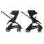 Bugaboo Dragonfly Bassinet And Seat Stroller - Black/Black/Canopy Forest Green