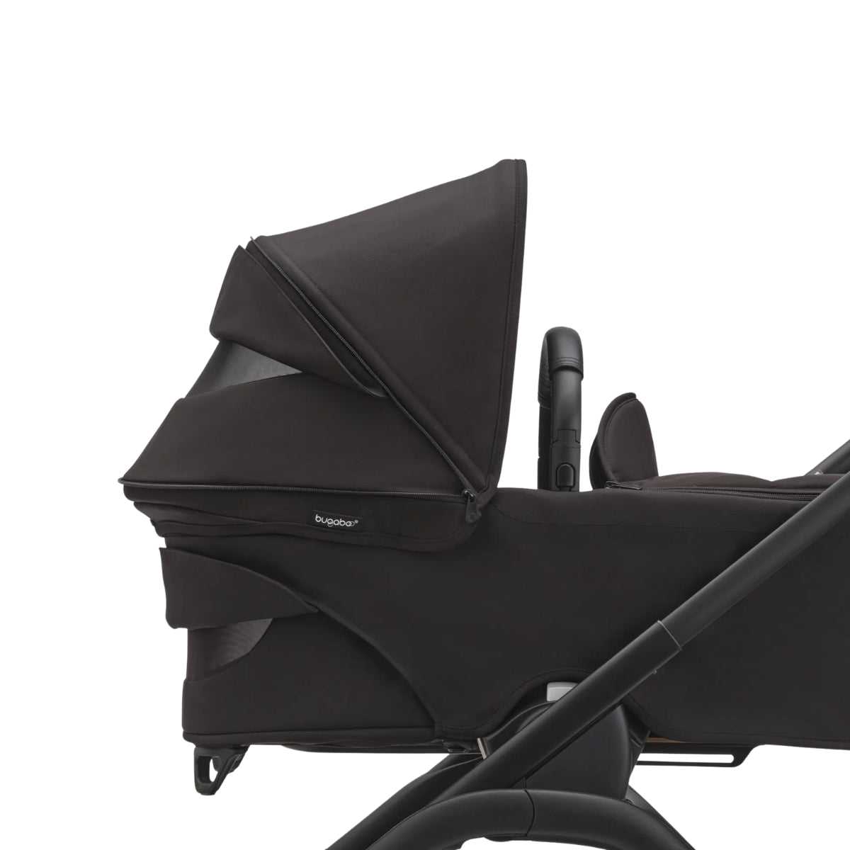 Bugaboo Dragonfly Bassinet And Seat Stroller - Black/Grey Melange/Canopy Grey Melange