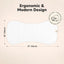 KeaBabies 5-Pack Softe Burp Cloths Soft White