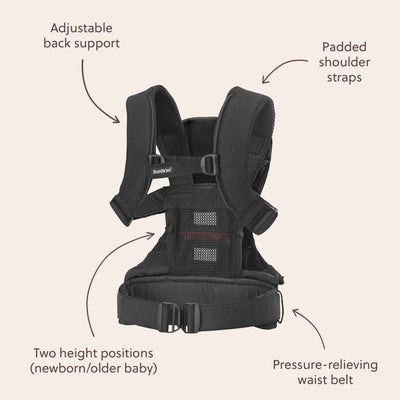BabyBjörn Baby Carrier One Air 3D Mesh - Black