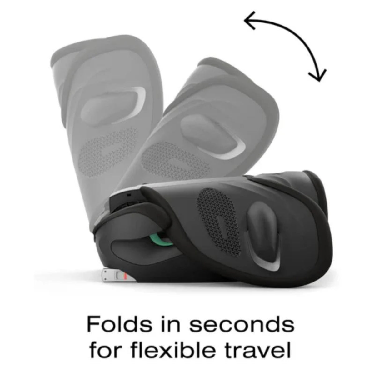 Cybex Solution G2 Folding Travel High-Back Booster - Almond Beige on Luna Baby Store Miami