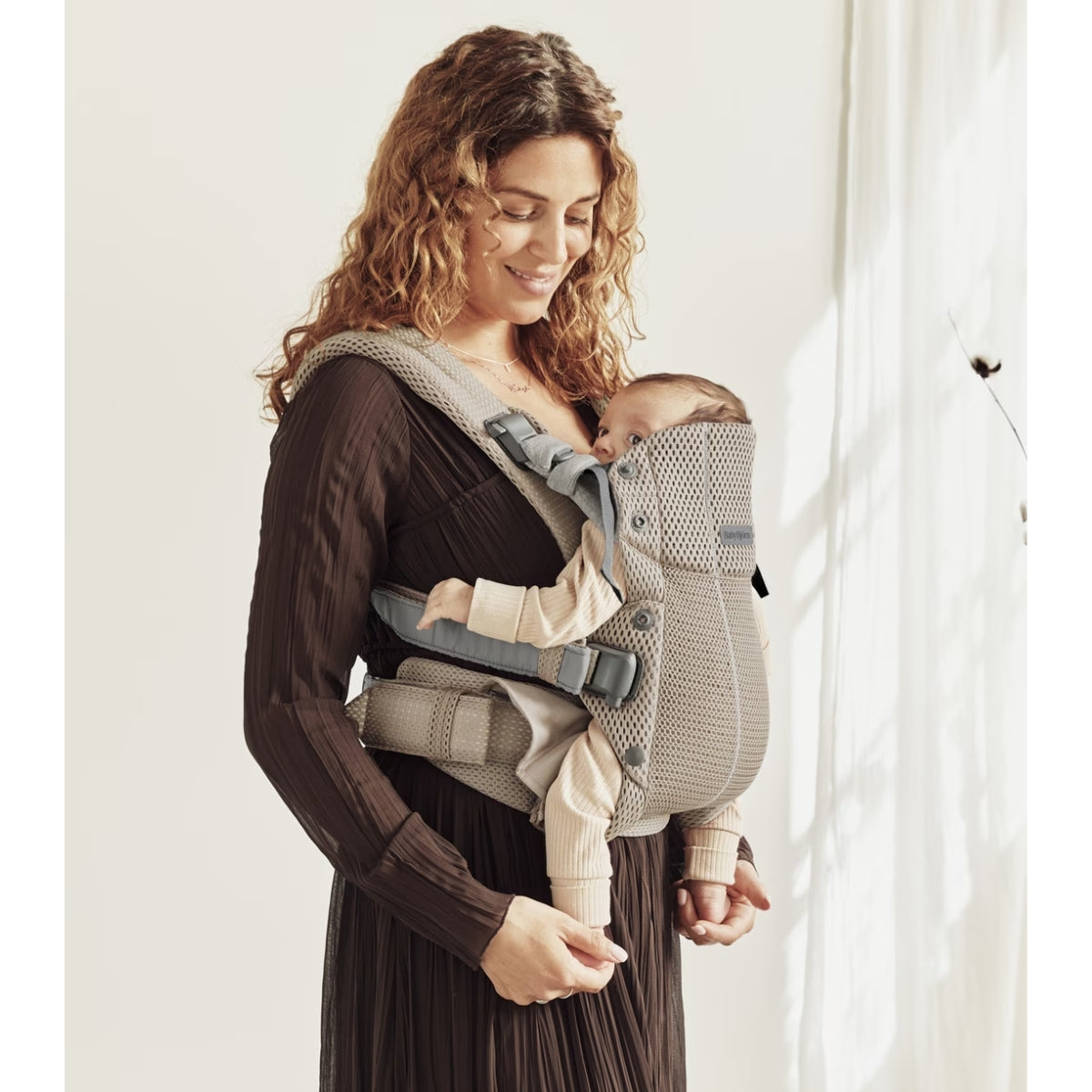 BabyBjörn Baby Carrier One Air 3D Mesh - Beige Gray