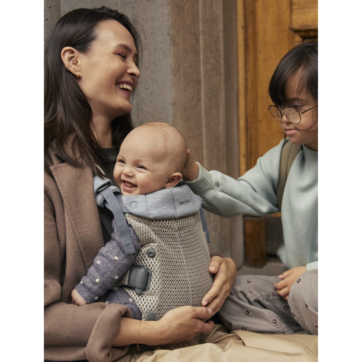 BabyBjörn Baby Carrier One Air 3D Mesh - Beige Gray