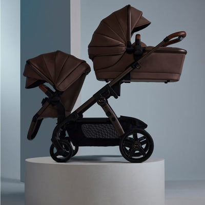 Silver Cross Wave 3 Single-to-Double Stroller - Caramel