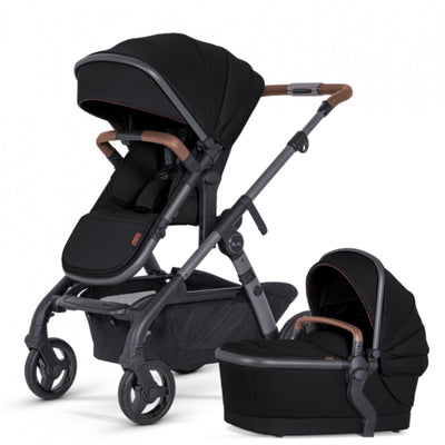 Silver Cross Wave 3 Single-to-Double Stroller - Licorice
