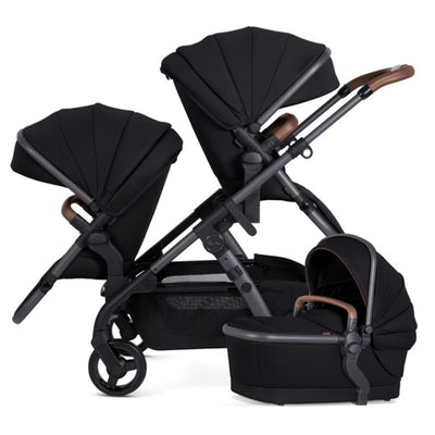 Silver Cross Wave 3 Single-to-Double Stroller - Licorice