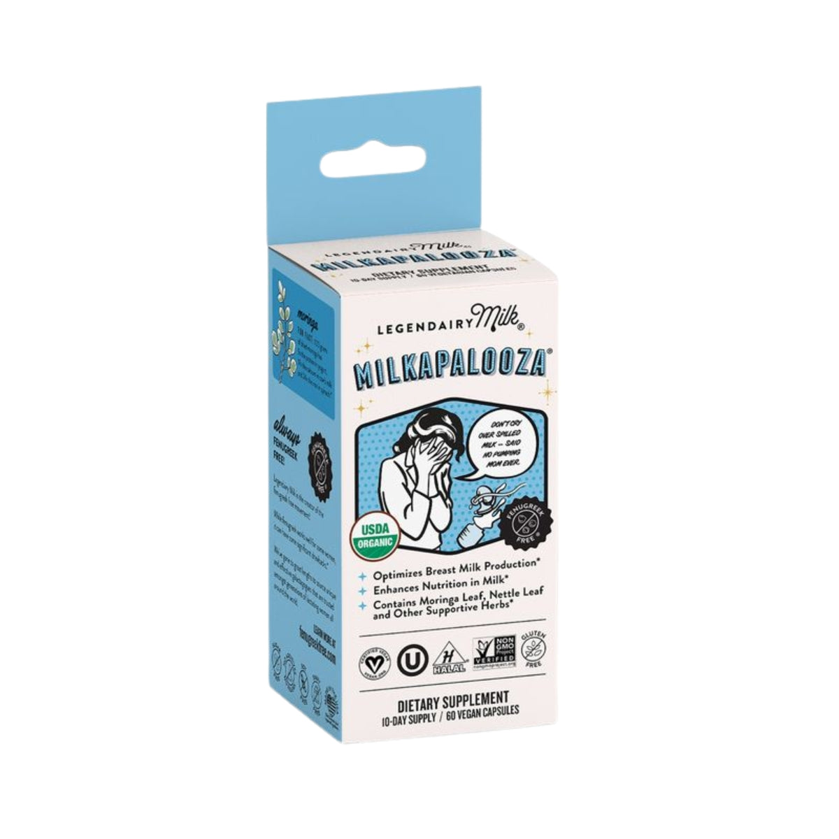 Legendairy Milk Milkapalooza Lactation Vegan Supplement - 60ct