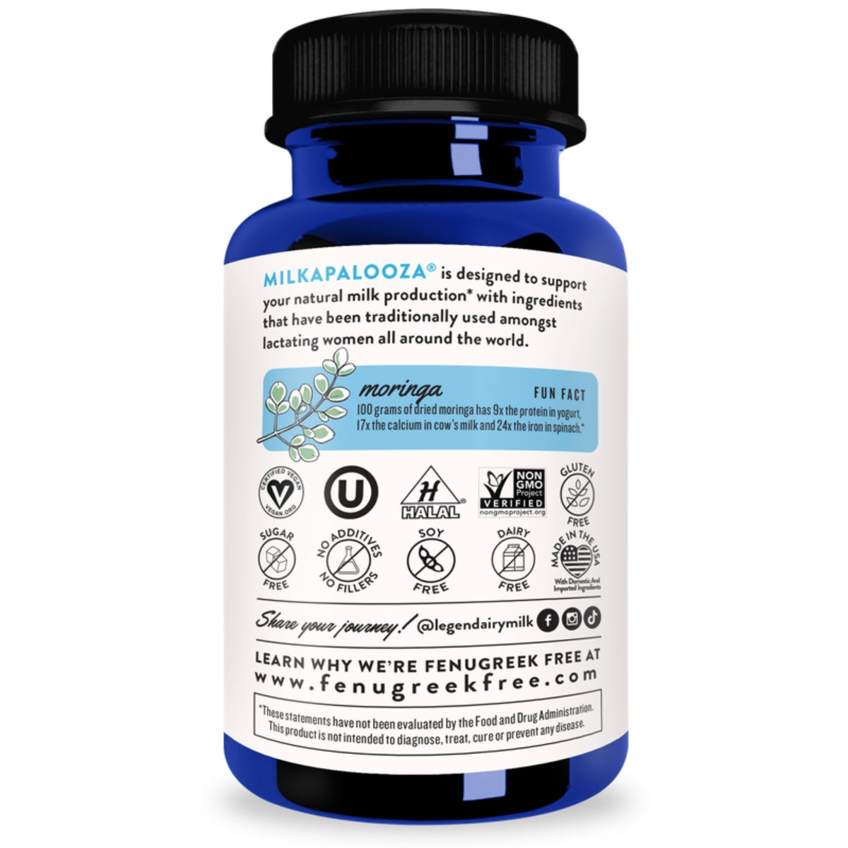 Legendairy Milk Milkapalooza Lactation Vegan Supplement - 60ct
