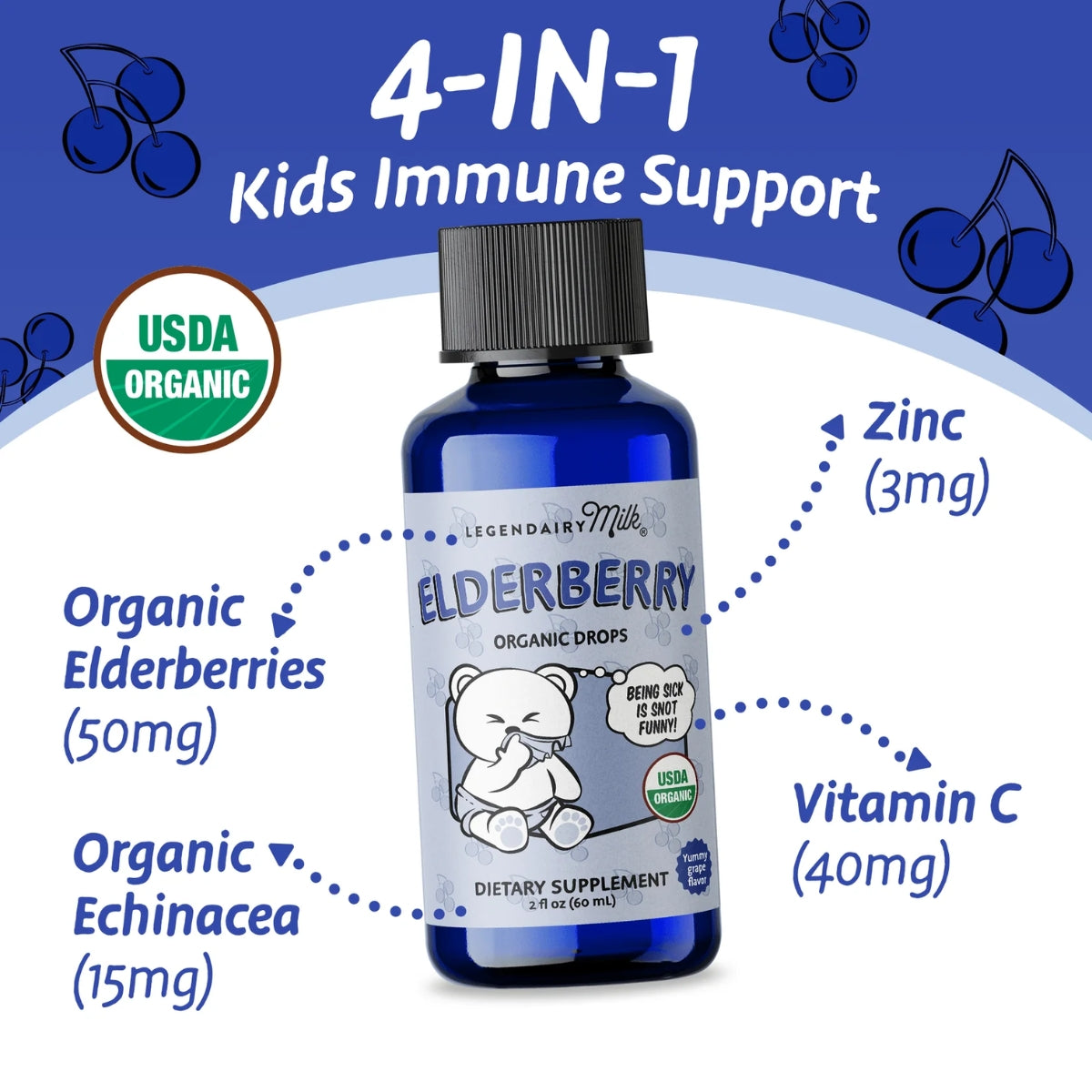 Legendairy Milk Elderberry Baby & Toddler Drops