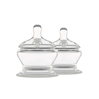 PopYum Stage 2 Medium Flow Nipple, 2-Pack 3M+