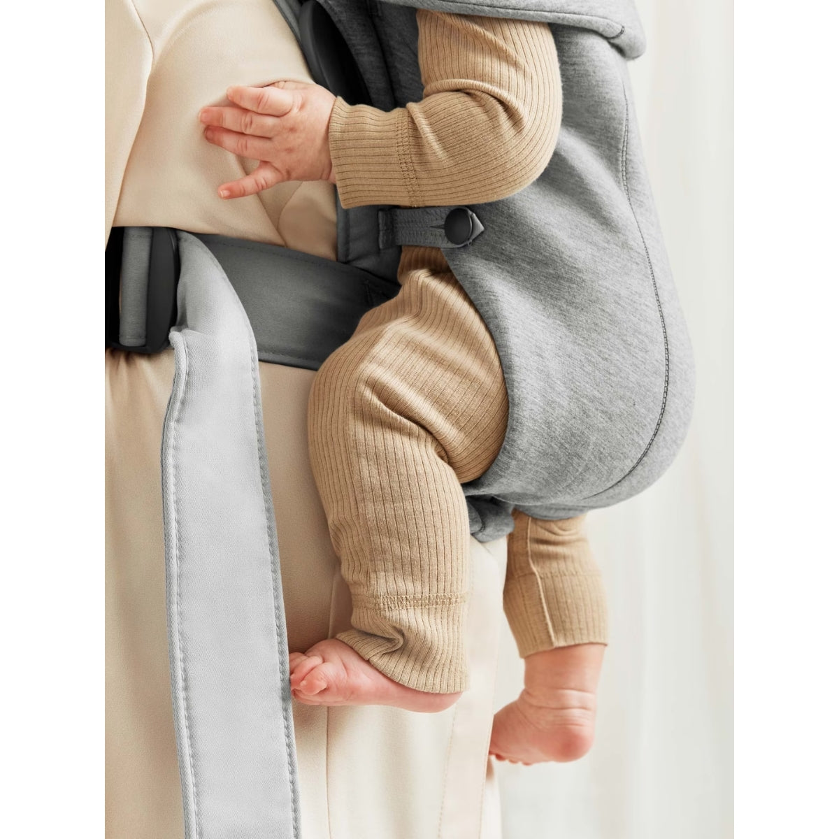 BabyBjörn Baby Carrier Mini 3D Jersey - Light gray