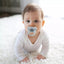 Dr. Brown's HappyPaci One-Piece 100% Silicone Pacifier- 0-6 Months - 3pk Blue/White/Light Blue