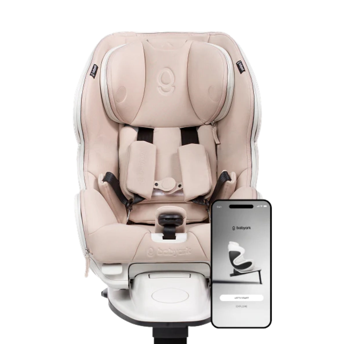Babyark Smart Convertible Car Seat Eggshell White / Moonlight