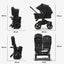 Bugaboo Donkey 5 Duo Bassinet And Seat Stroller - All Midnight Black Canopy/Black Chassis