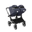 Bugaboo Donkey 5 Twin Bassinet And Stroller -  All Stormy Blue/Graphite Chassis