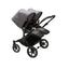 Bugaboo Donkey 5 Twin Bassinet And Stroller -  All Grey Melange/Black Chassis